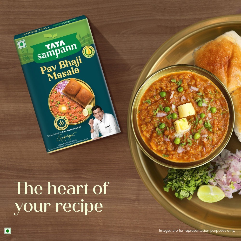 Tata Sampann Pav Bhaji Masala with Natural Oils