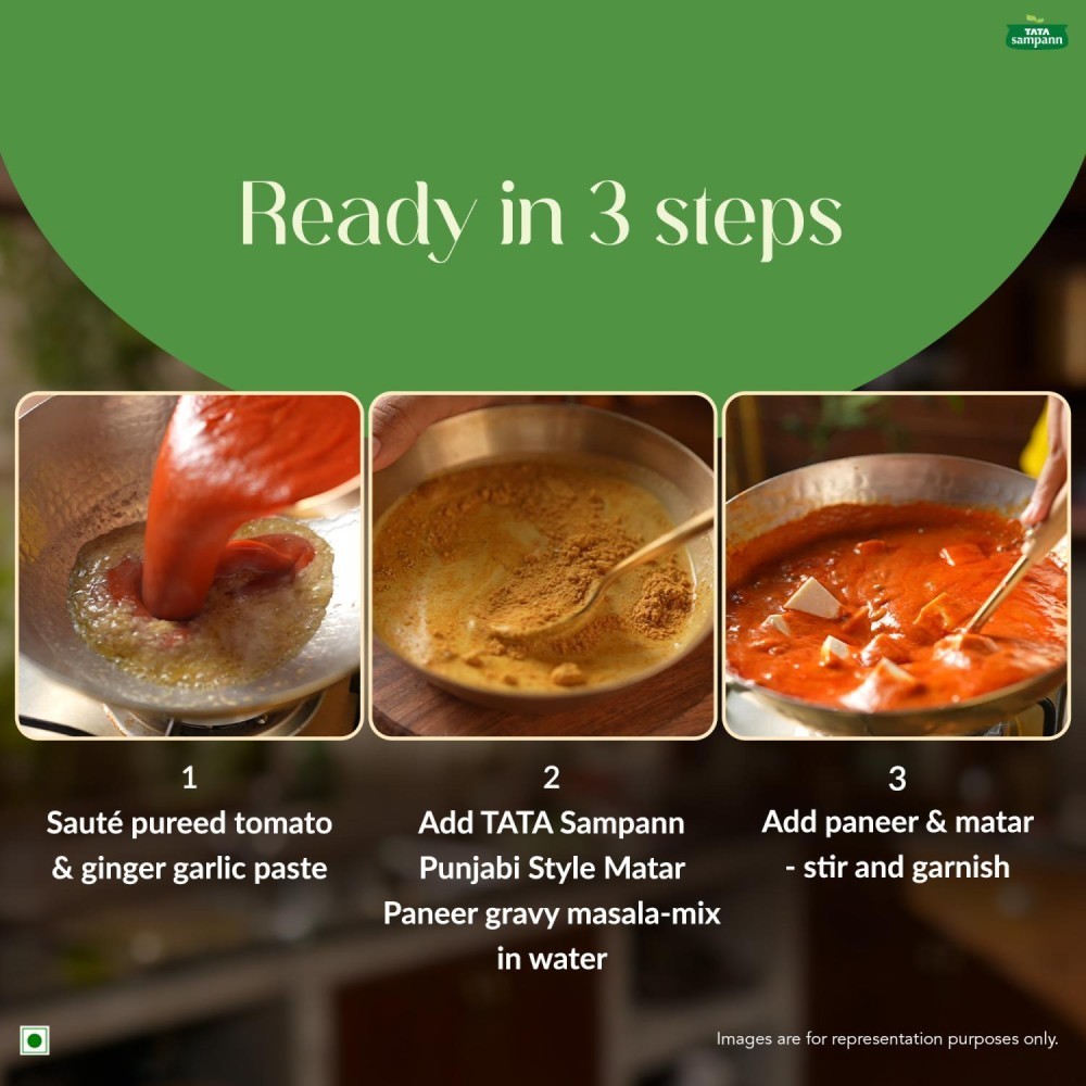 Tata Sampann Punjabi Style Matar Paneer Instant Gravy Masala Mix