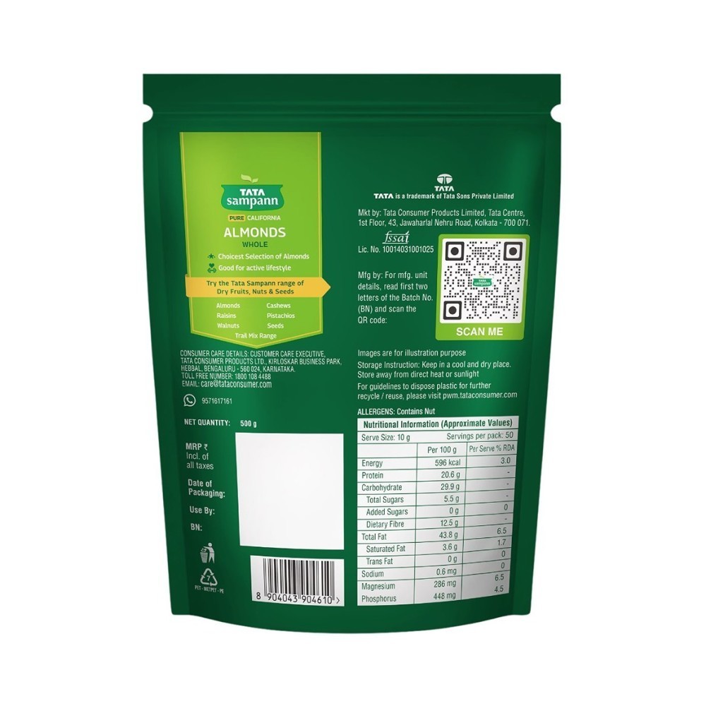 Tata Sampann Pure California Almonds