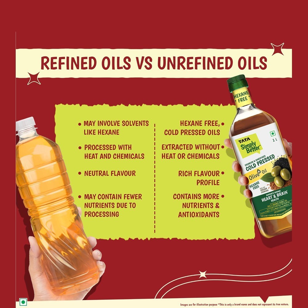 Tata Simply Better Cold Pressed Blended Olive Oil