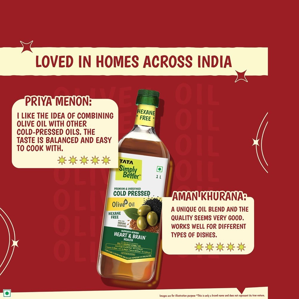 Tata Simply Better Cold Pressed Blended Olive Oil