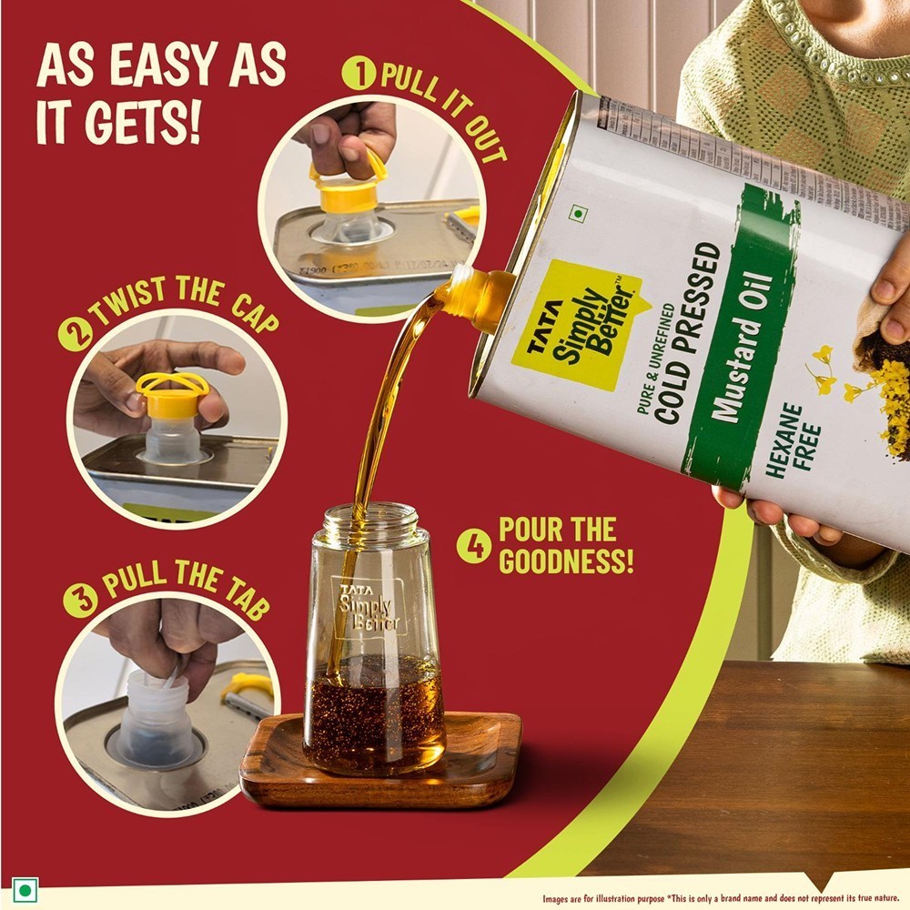 Tata Simply Better Cold Pressed Mustard Oil