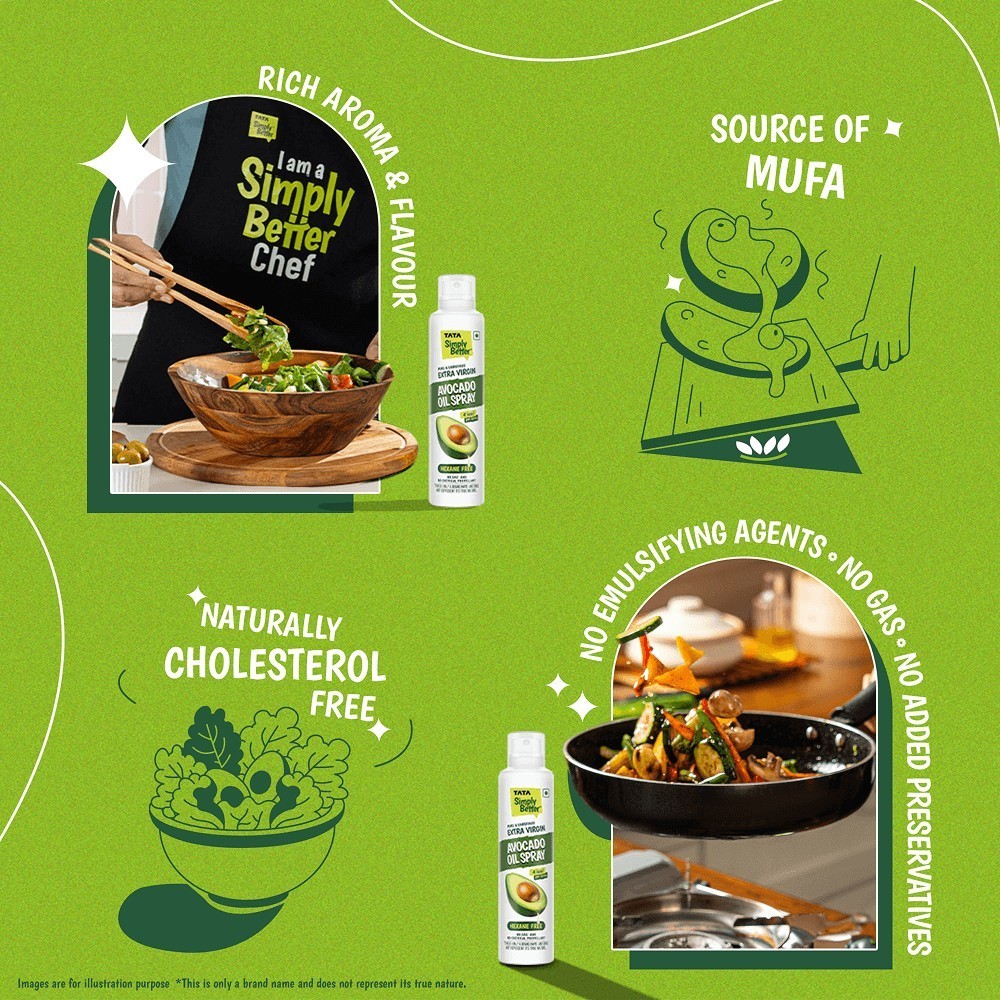 Tata Simply Better Extra Virgin Avocado Oil Cooking Spray