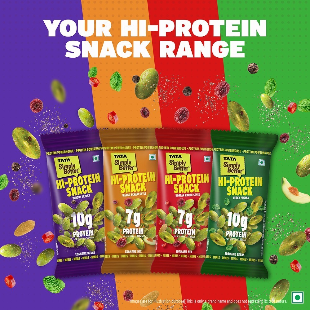 Tata Simply Better Hi-Protein Edamame Beans (Punchy Pepper)