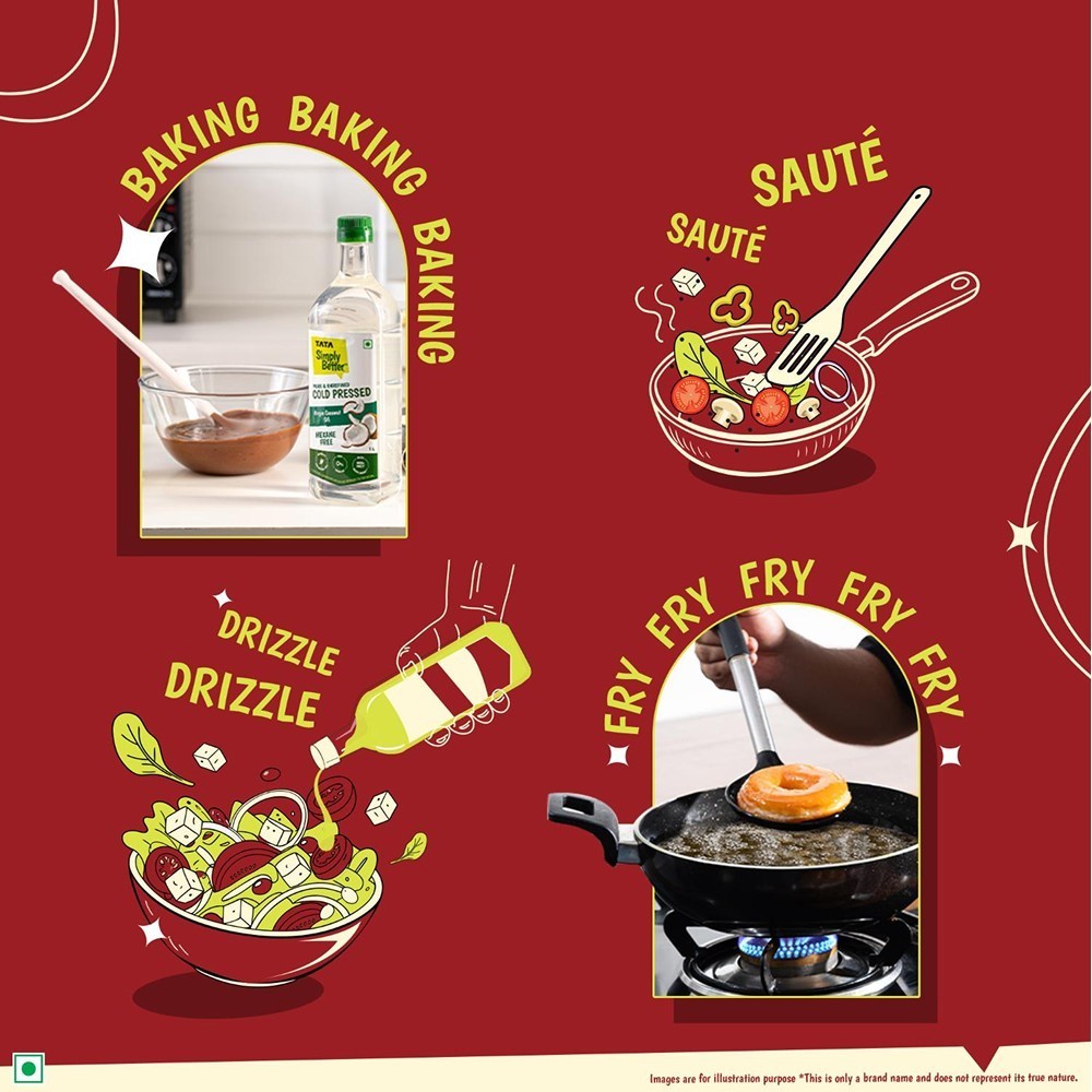 Tata Simply Better Pure Cold Pressed Virgin Coconut Oil