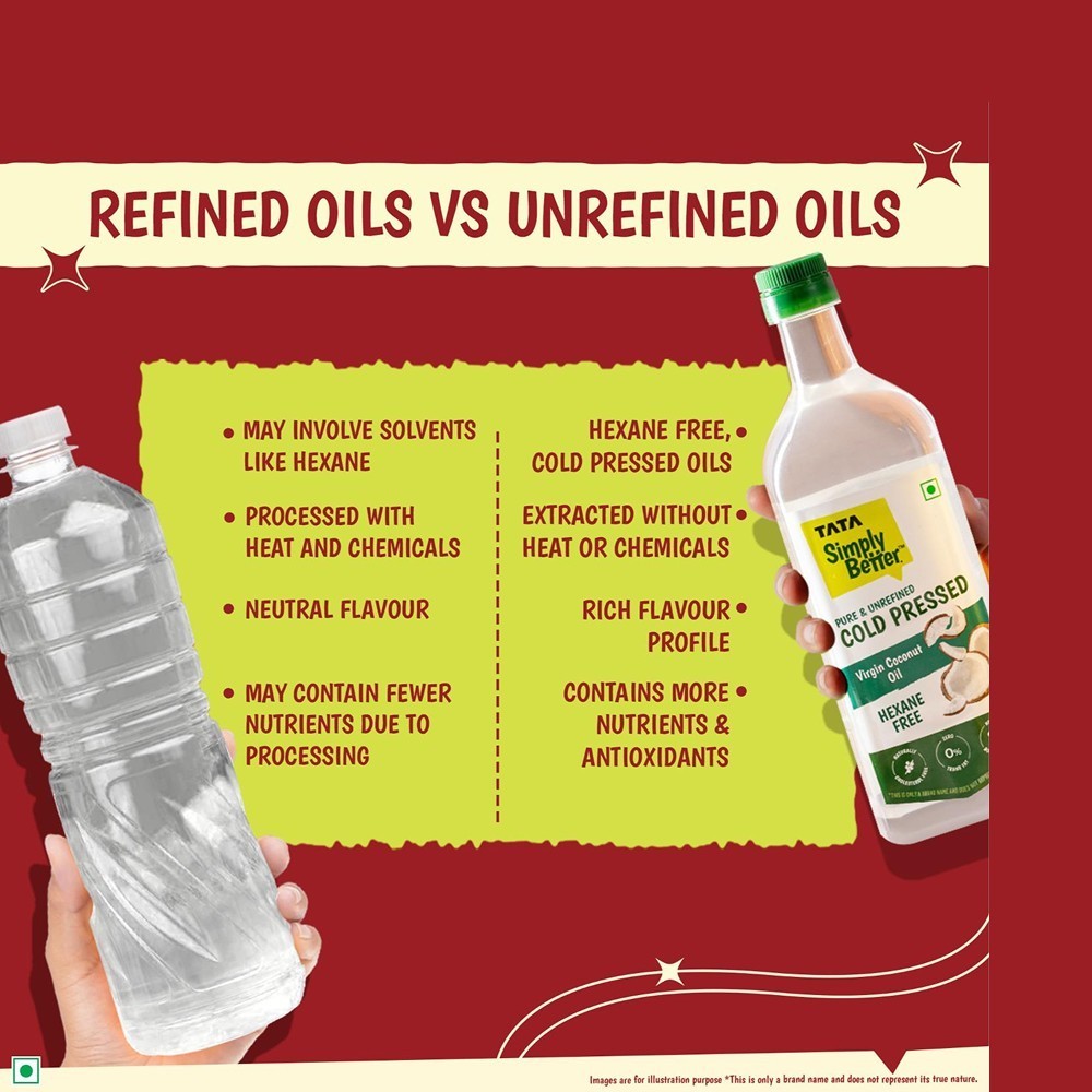Tata Simply Better Pure Cold Pressed Virgin Coconut Oil