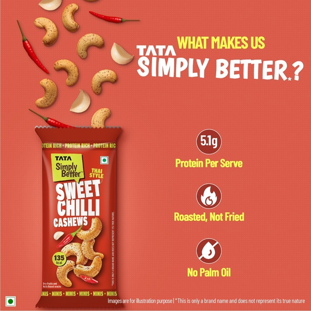 Tata Simply Better Sweet Chilli Flavoured Cashew