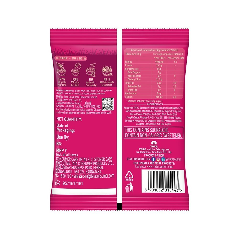 Tata Soulfull Hi Protein Oats Combo Pack