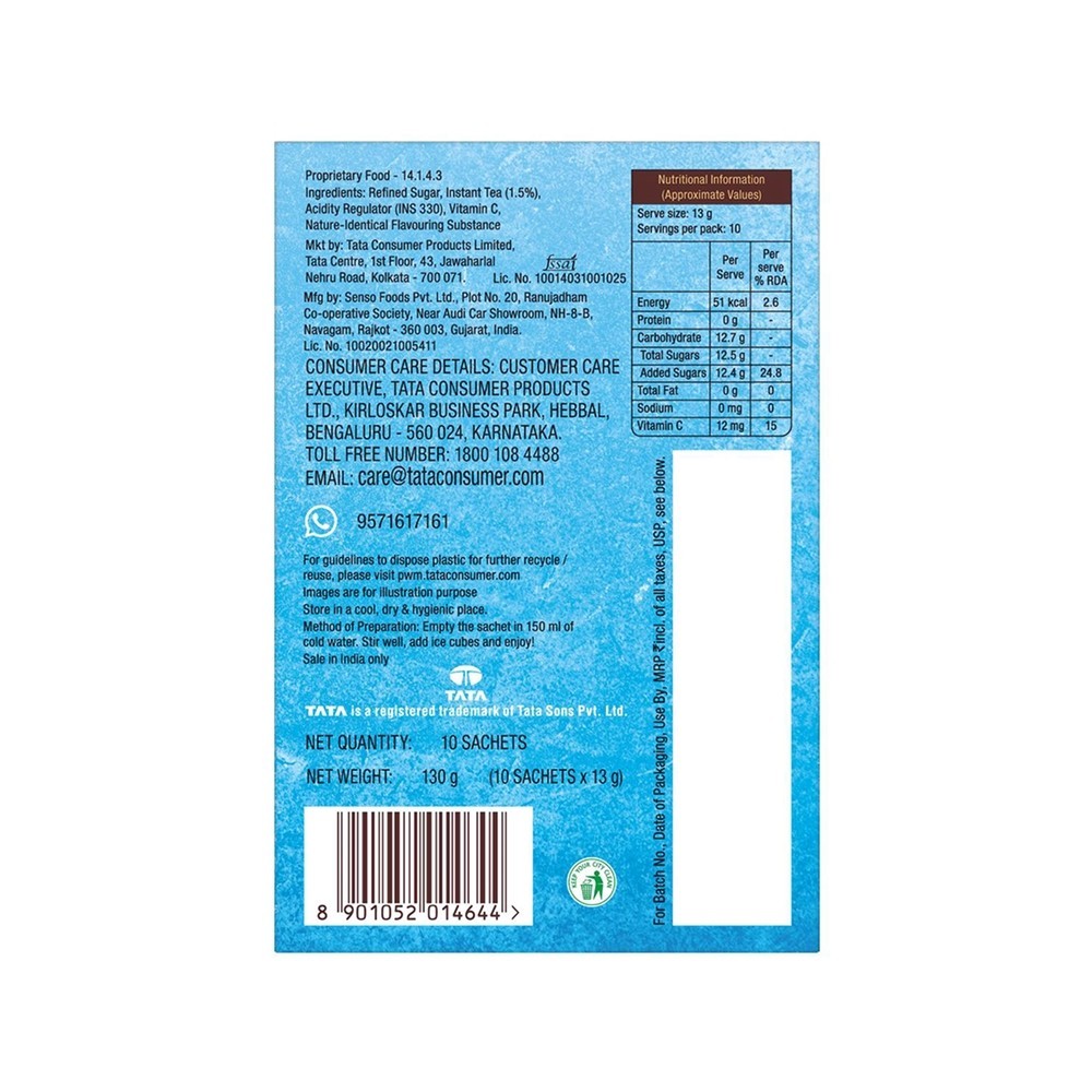 Tata Tea Gold Lemon Ice Tea Premix