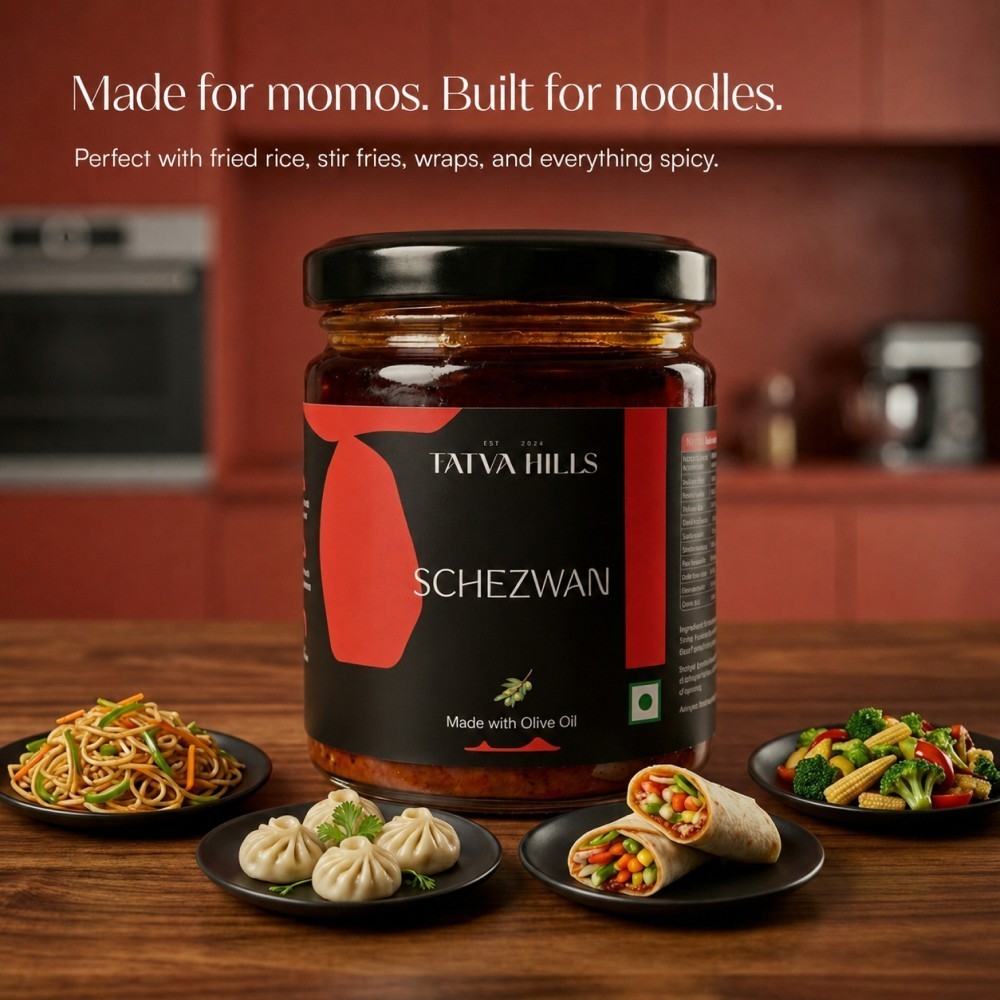 Tatvahills Schezwan Sauce Made with Olive Oil