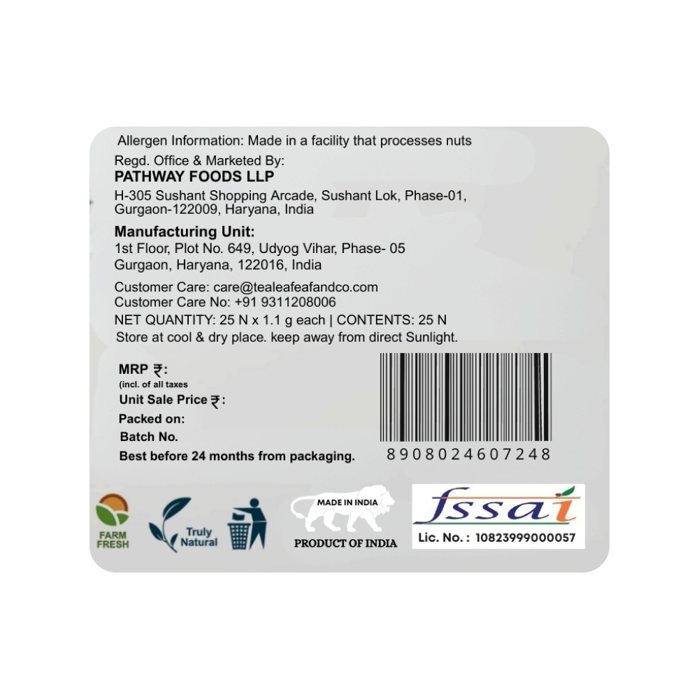 Tea Leaf & Co. Chamomile Green Tea Bags