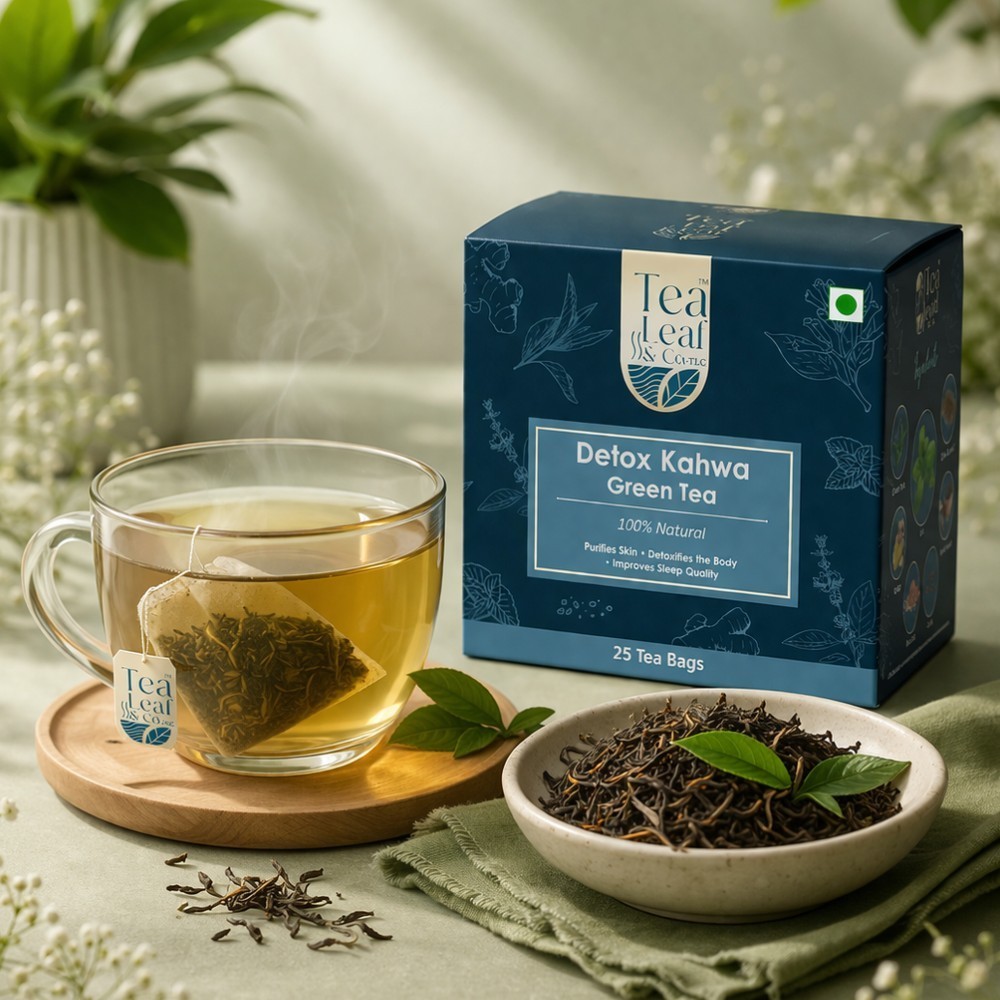 Tea Leaf & Co. Detox Kahwa Green Tea Bags