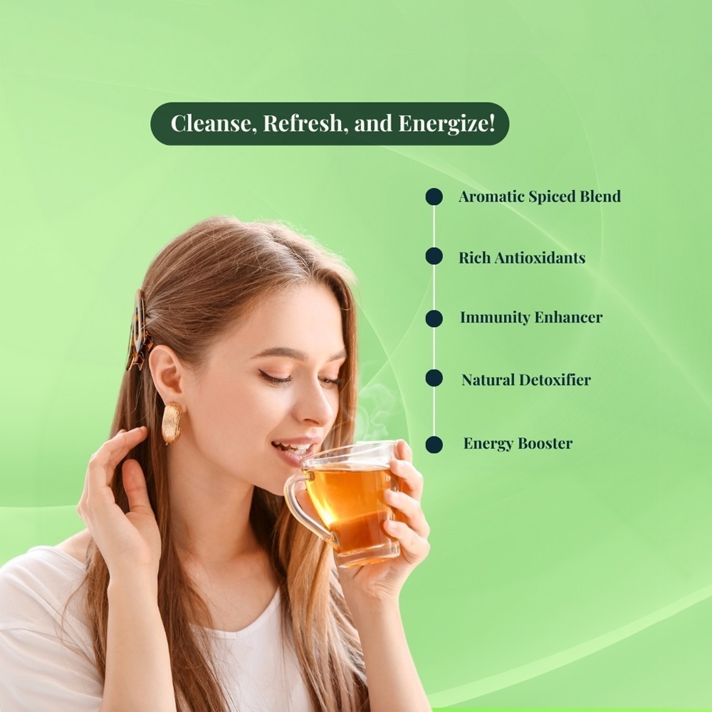 Tea Leaf & Co. Detox Kahwa Green Tea Bags