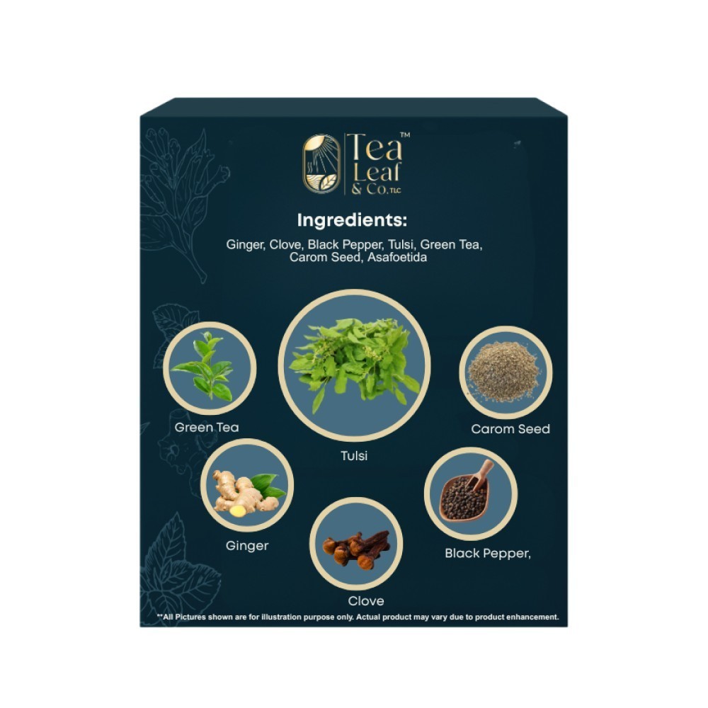 Tea Leaf & Co. Detox Kahwa Green Tea Bags