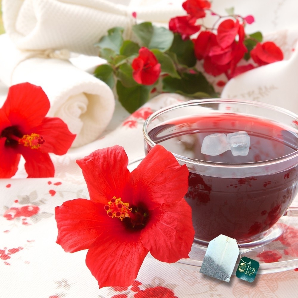 Tea Leaf & Co. Sweet Hibiscus Cinnamon Green Tea Bags