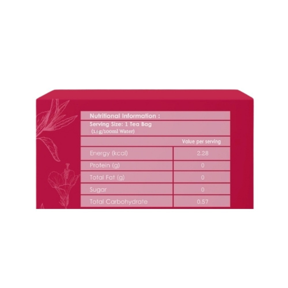 Tea Leaf & Co. Sweet Hibiscus Cinnamon Green Tea Bags