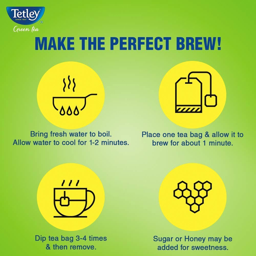 Tetley Classic Green Tea Bags (Immune with added Vitamin C)