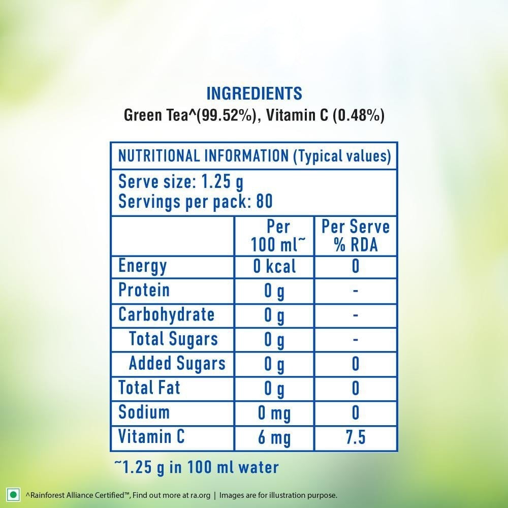 Tetley Immune with Added Vitamin C Green Tea (250 g)