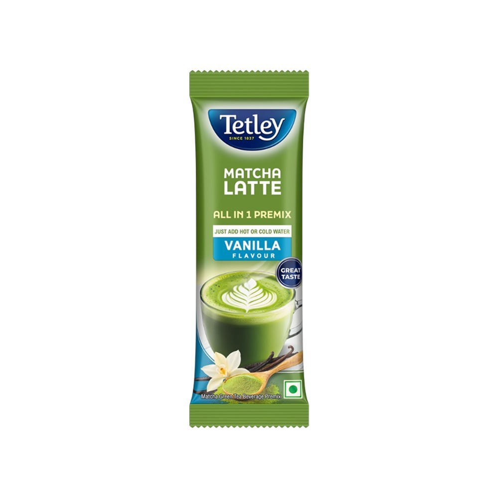 Tetley Vanilla Flavoured Latte Matcha Premix