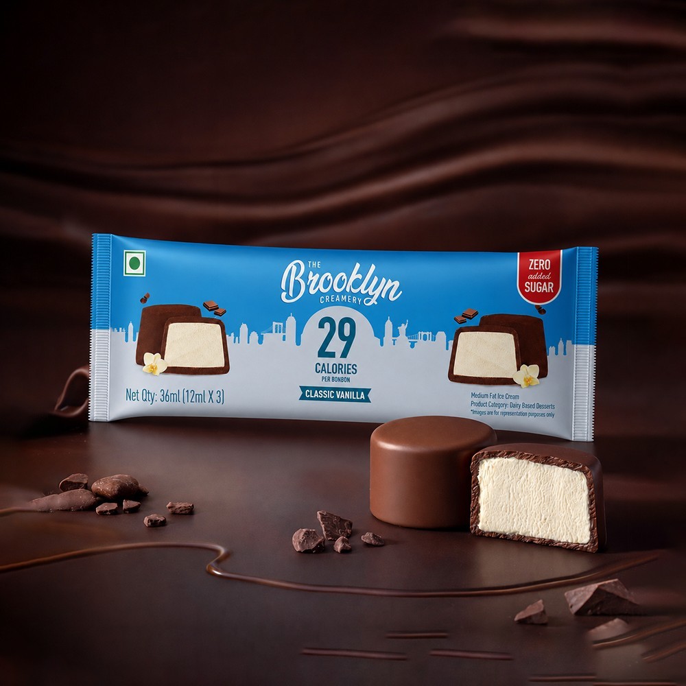 The Brooklyn Creamery Classic Vanilla Bonbon Ice Cream Bites