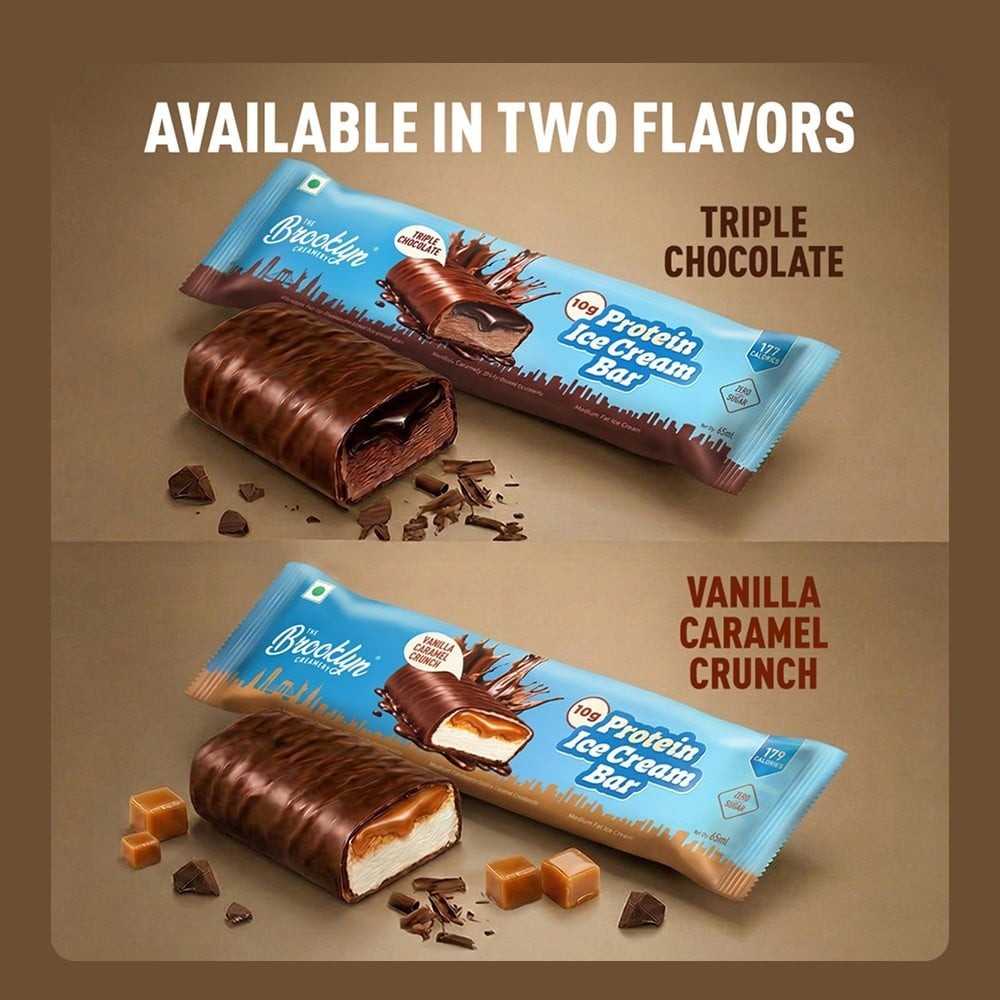 The Brooklyn Creamery Triple Chocolate Protein Ice Cream Bar