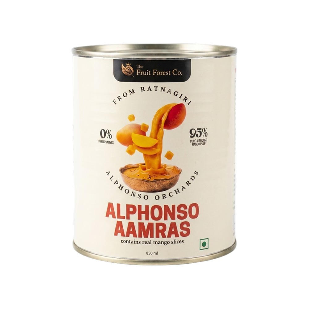 The Fruit Forest Alphonso Aamras with Mango Slices