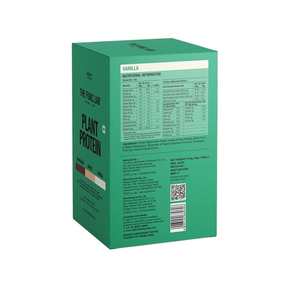 The Func. Lab Assorted Plant Protein Sachets