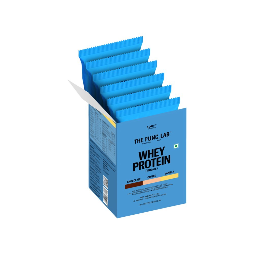 The Func. Lab Assorted Whey Protein Isolate Sachets