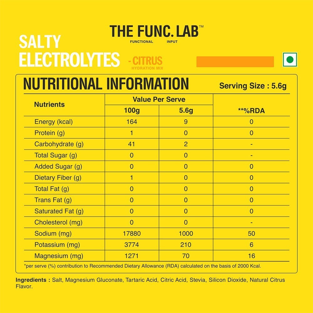 The Func. Lab Electrolyte Hydration Mix (Citrus)