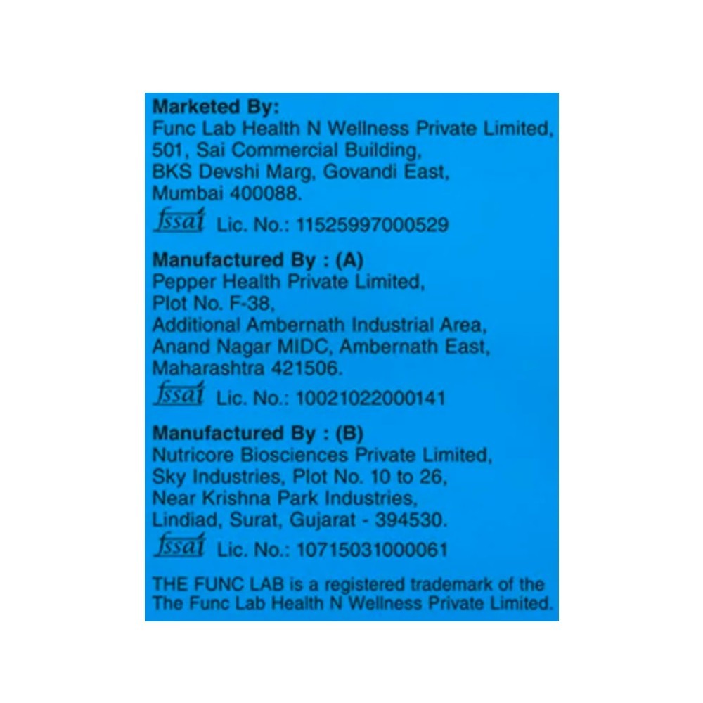 The Func. Lab Isolate Whey Protein (Dark Chocolate)