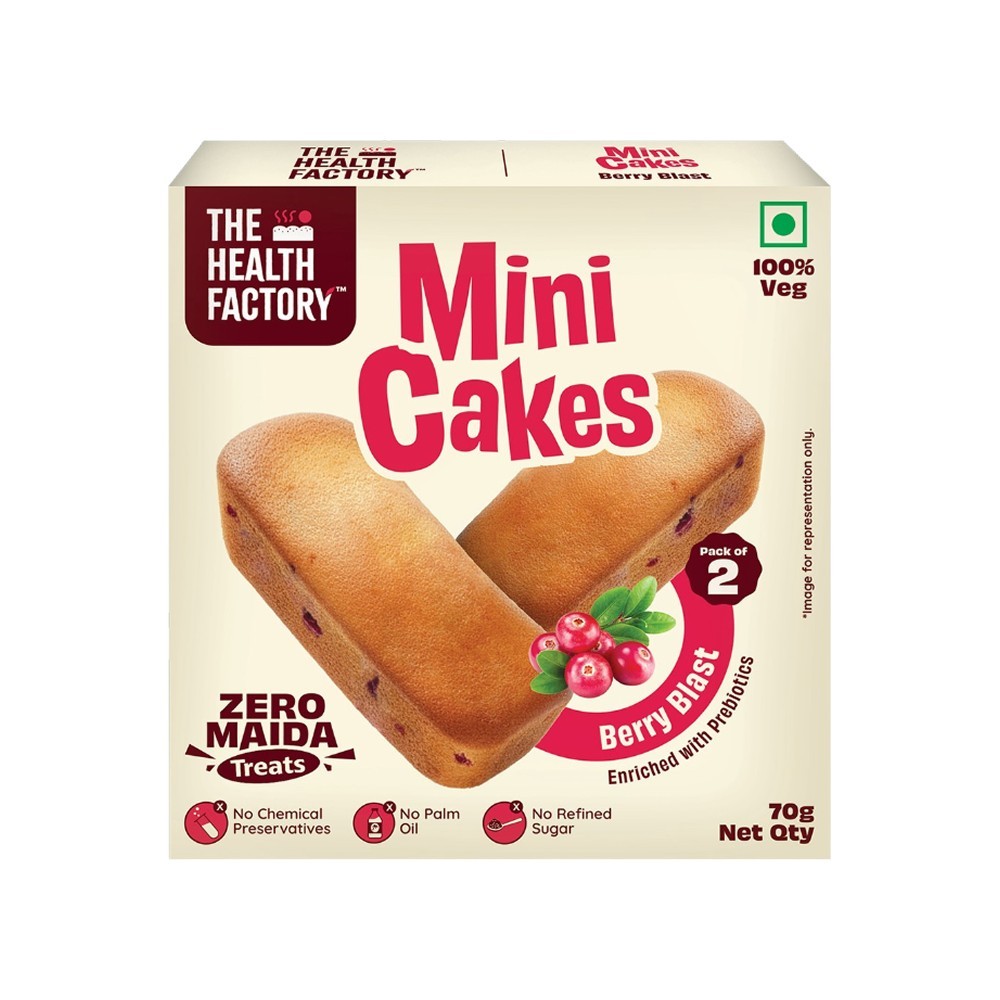 The Health Factory Berry Blast Mini Cake