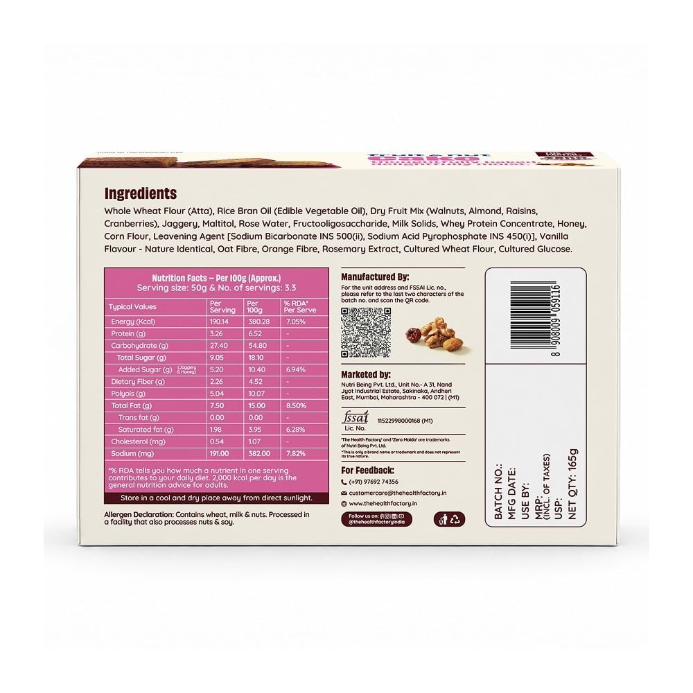The Health Factory Fruit & Nut Pound Cake