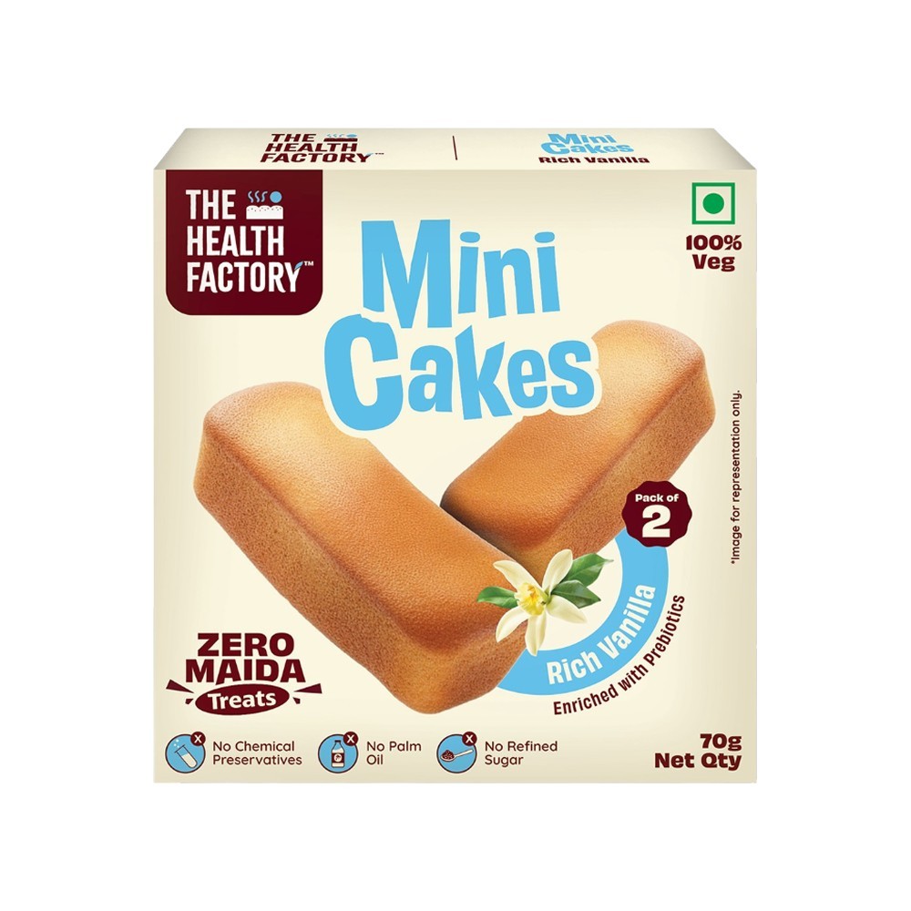 The Health Factory Mini Cakes – Rich Vanilla
