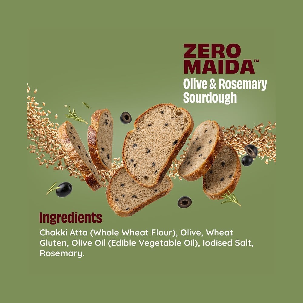 The Health Factory Olive & Rosemary Sourdough