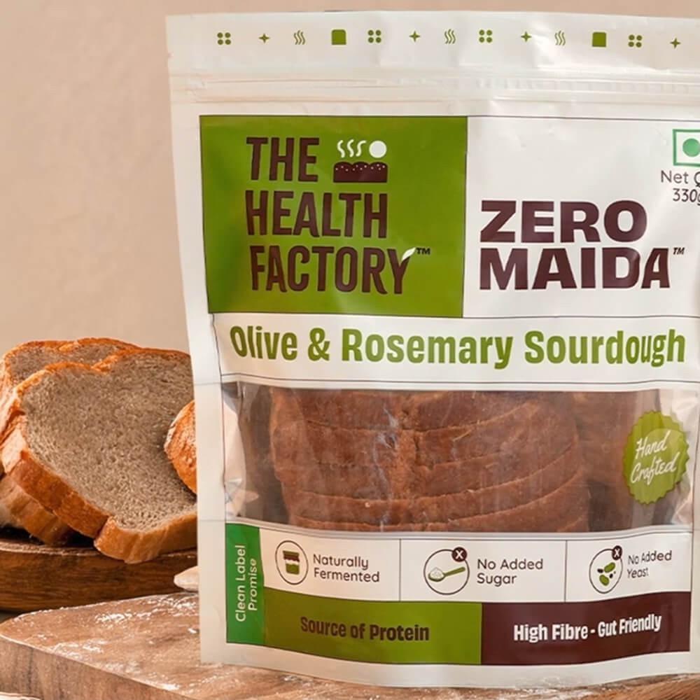 The Health Factory Olive & Rosemary Sourdough
