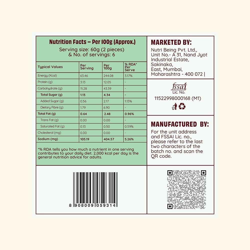 The Health Factory Zero Maida Garlic Bread