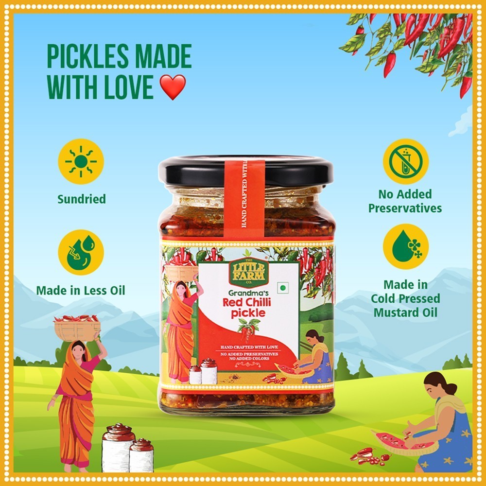 The Little Farm Co. Red Chilli Pickle