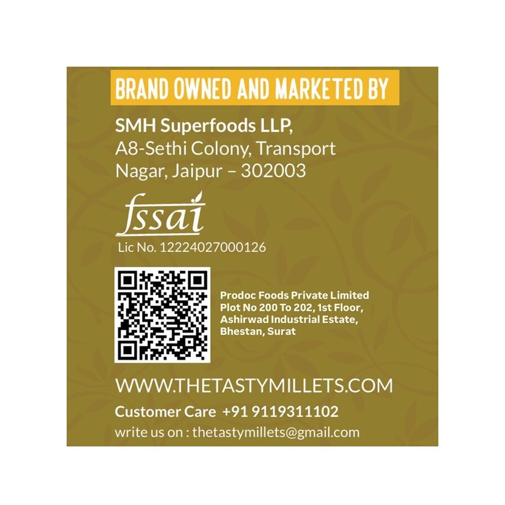 The Tasty Millets Healthy Instant High Fiber Poha