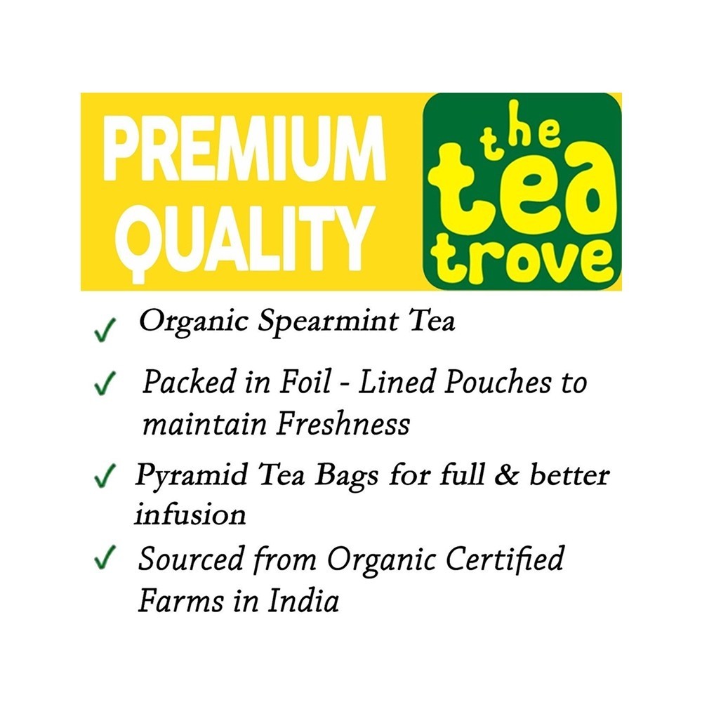 The Tea Trove Spearmint Herbal Infusion Bags