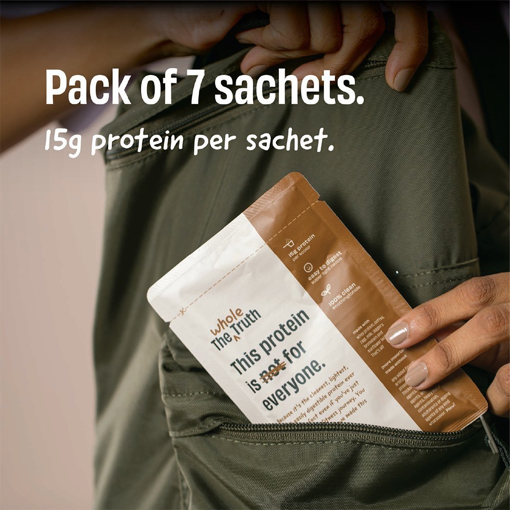 The Whole Truth Whey Protein Sampler Pack (15 g Protein Per Sachet) (Coffee)