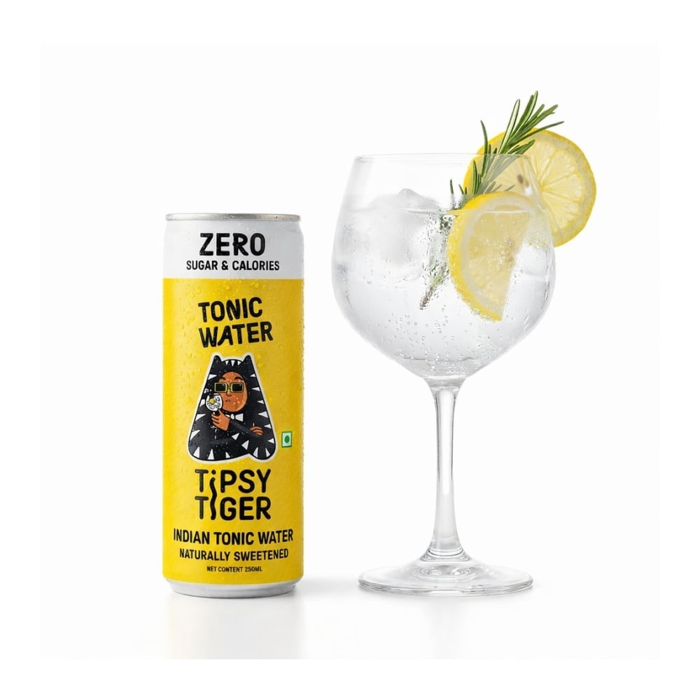 Tipsy Tiger Zero Sugar Tonic Water