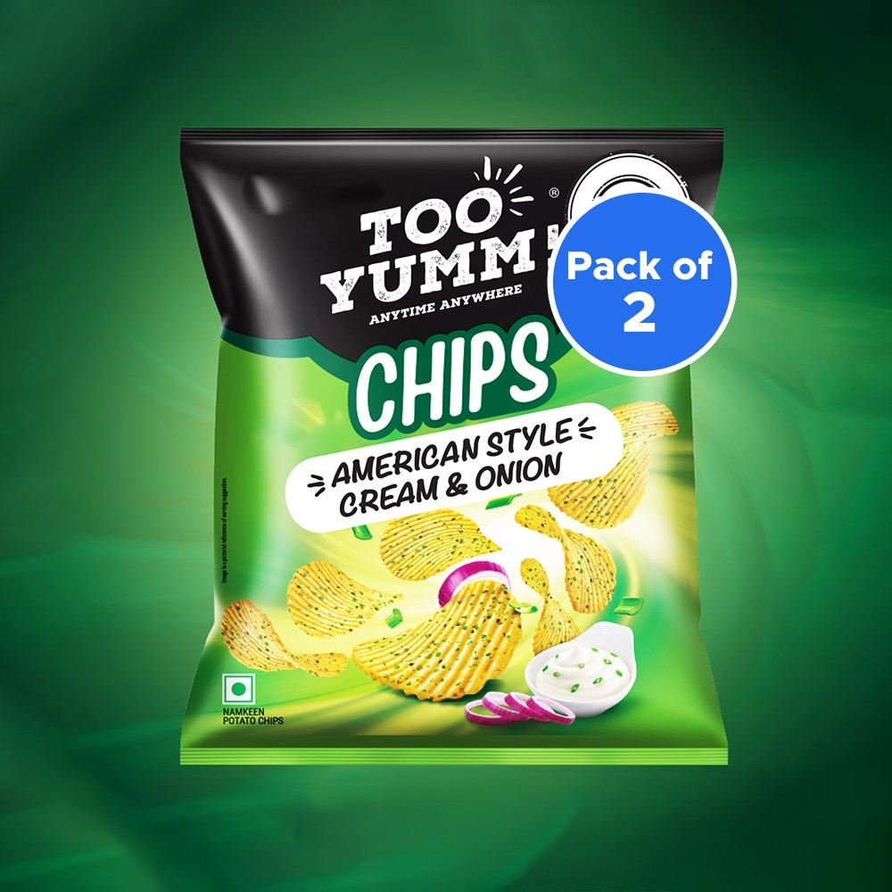 Too Yumm American Style Cream & Onion Potato Chips