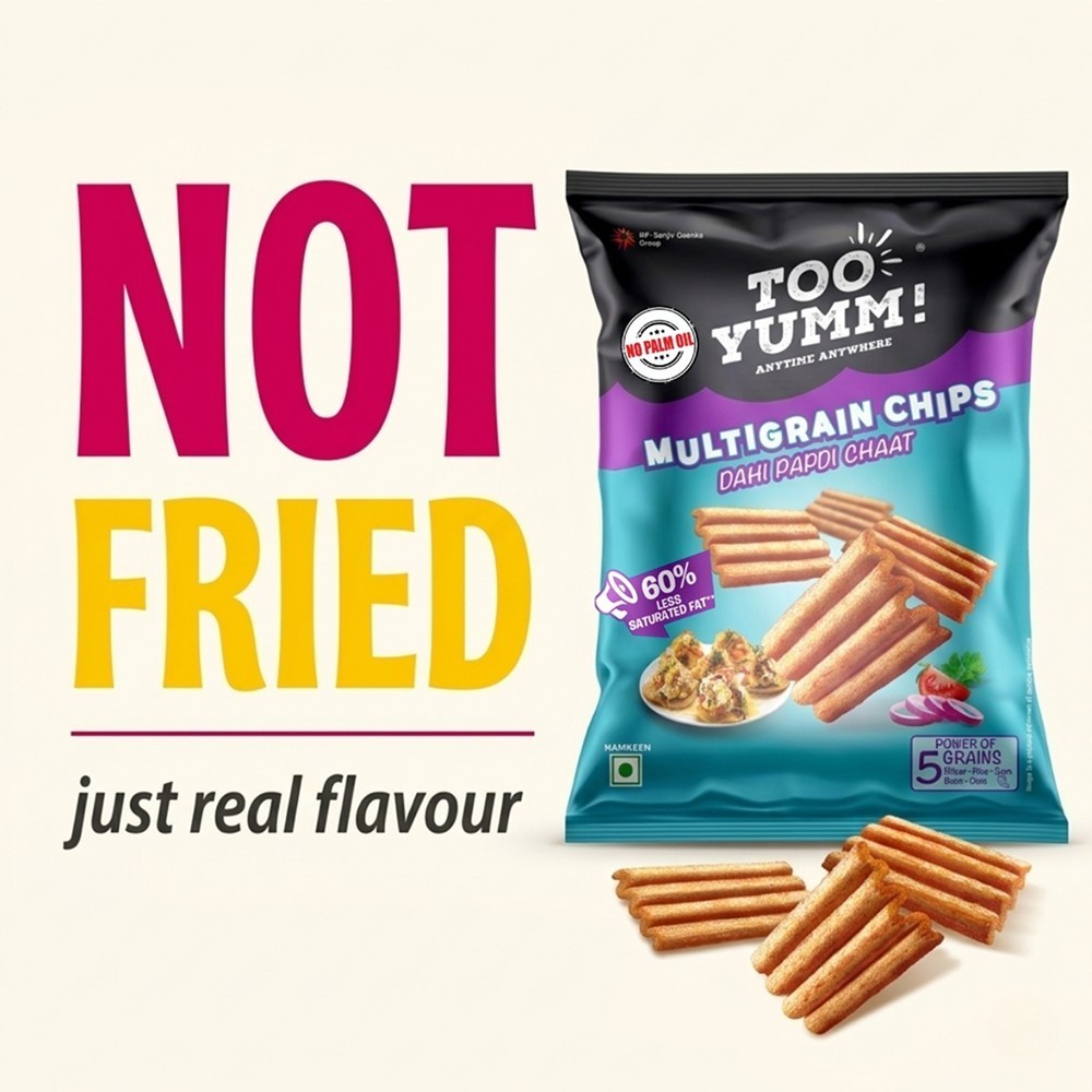 Too Yumm Baked Dahi Papdi Chaat Multigrain Chips