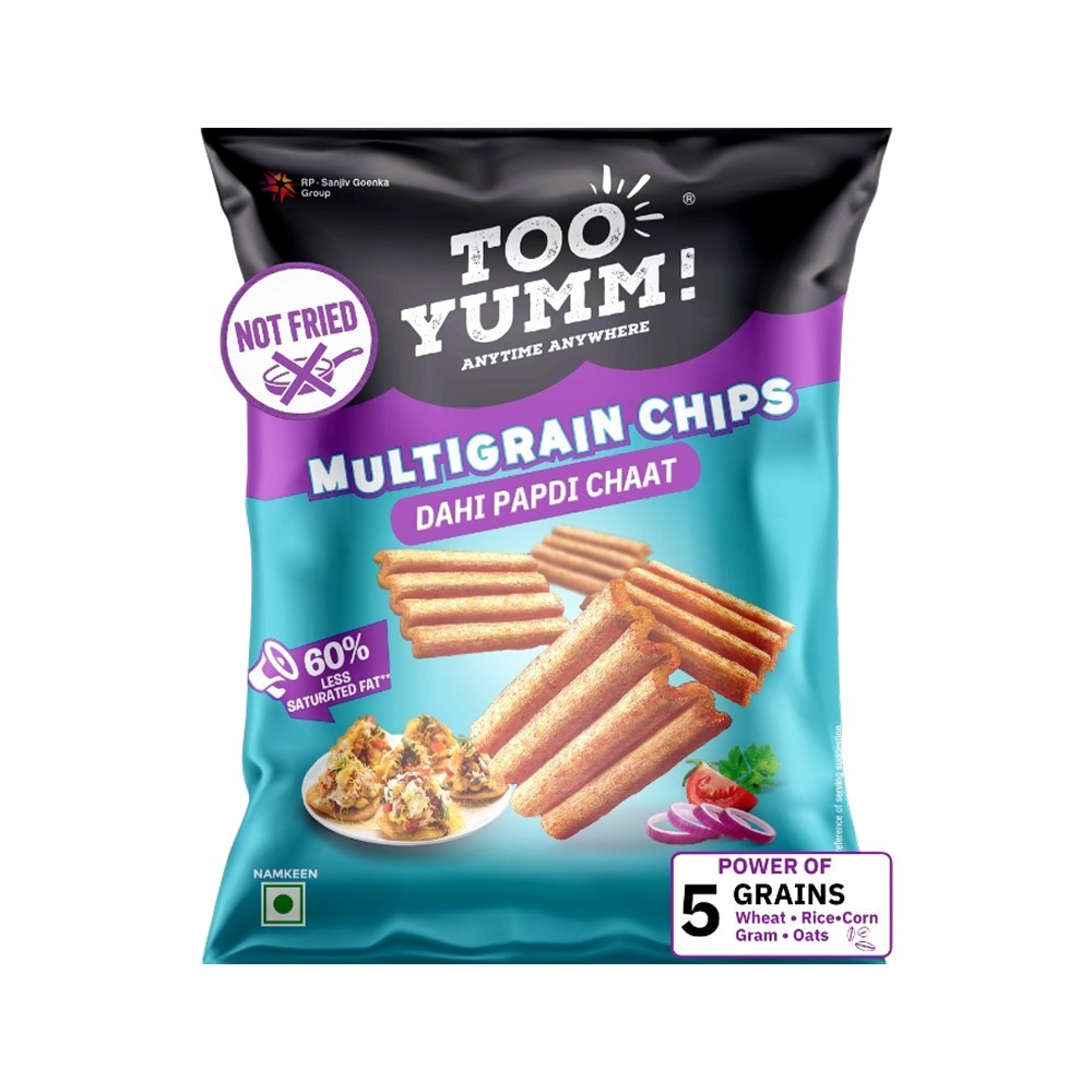 Too Yumm Baked Dahi Papdi Chaat Multigrain Chips
