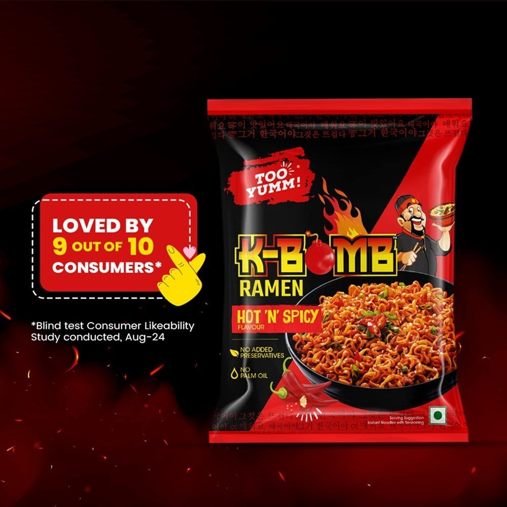 Too Yumm Hot n Spicy Korean Ramen Instant Noodles