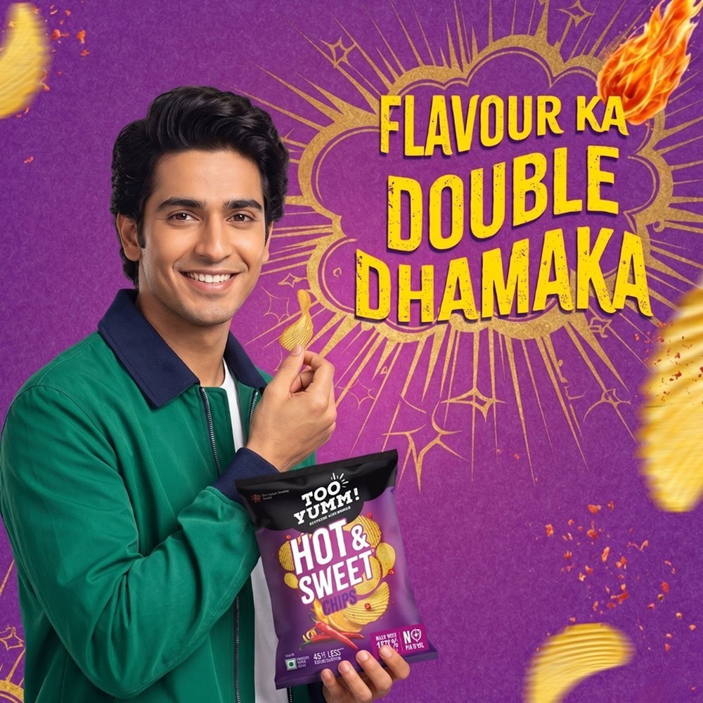 Too Yumm Hot & Sweet Teekha Meetha Potato Chips