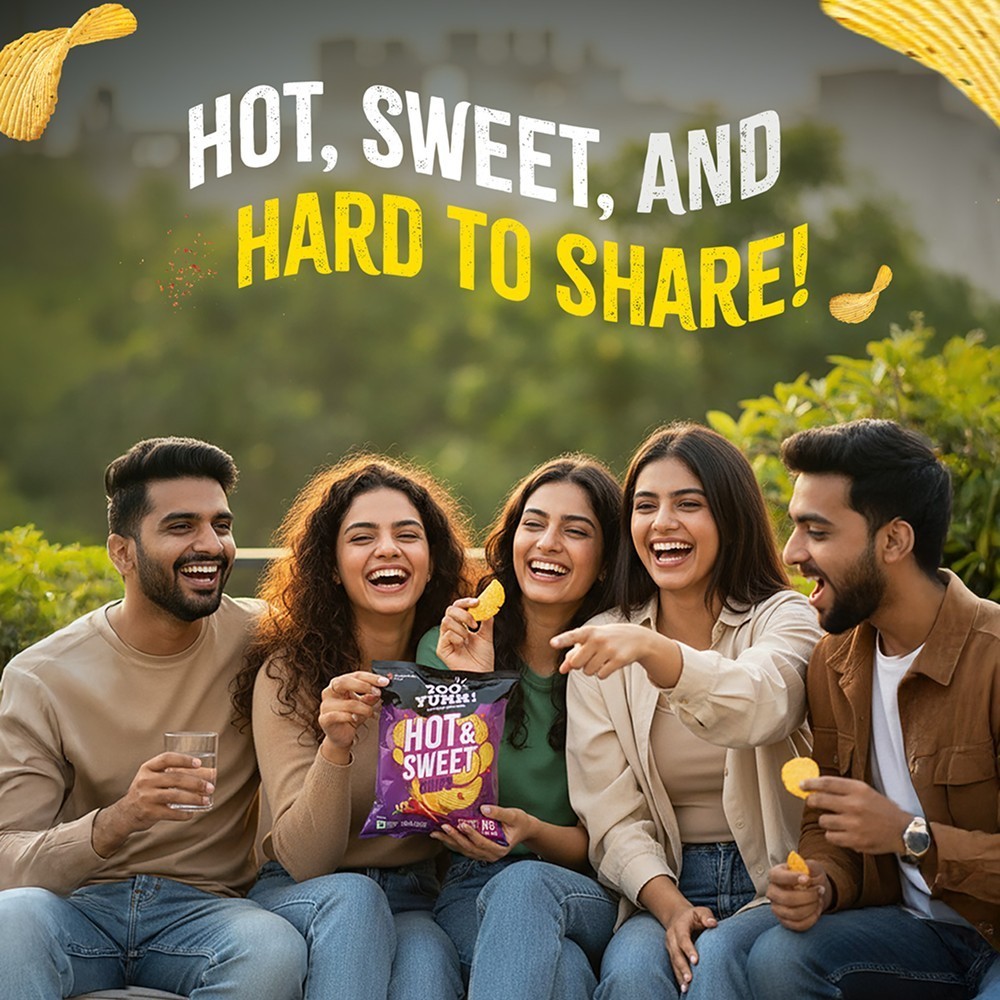 Too Yumm Hot & Sweet Teekha Meetha Potato Chips
