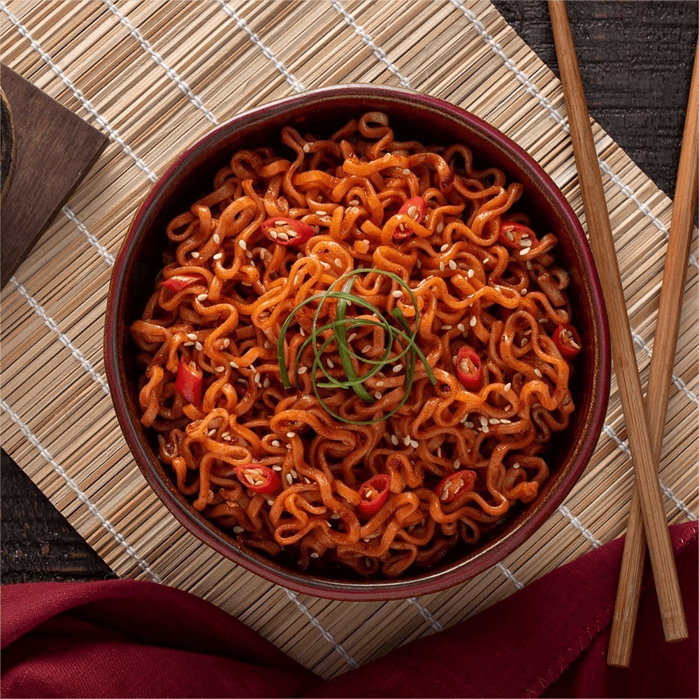 Too Yumm K-Bomb Ramen Hot n Spicy Instant Noodles - Pack of 2