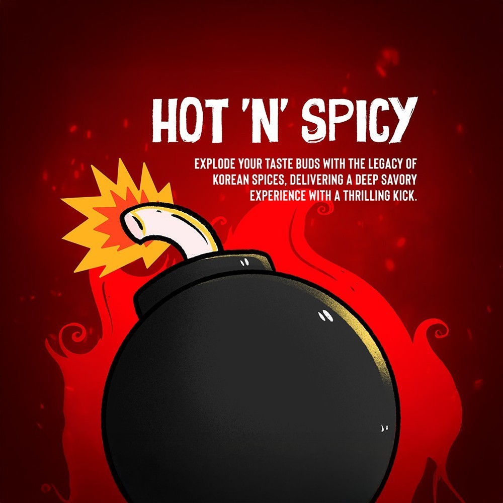Too Yumm K-Bomb Ramen Hot n Spicy Instant Noodles - Pack of 2