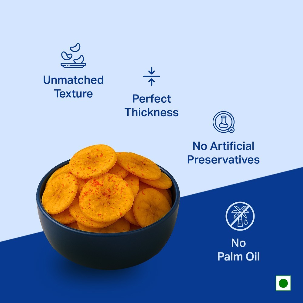 Too Yumm Masala Banana Chips (No Palm Oil)